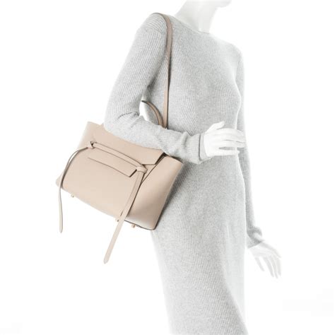 celine grained calfskin mini belt bag light taupe|MINI BELT BAG IN GRAINED CALFSKIN .